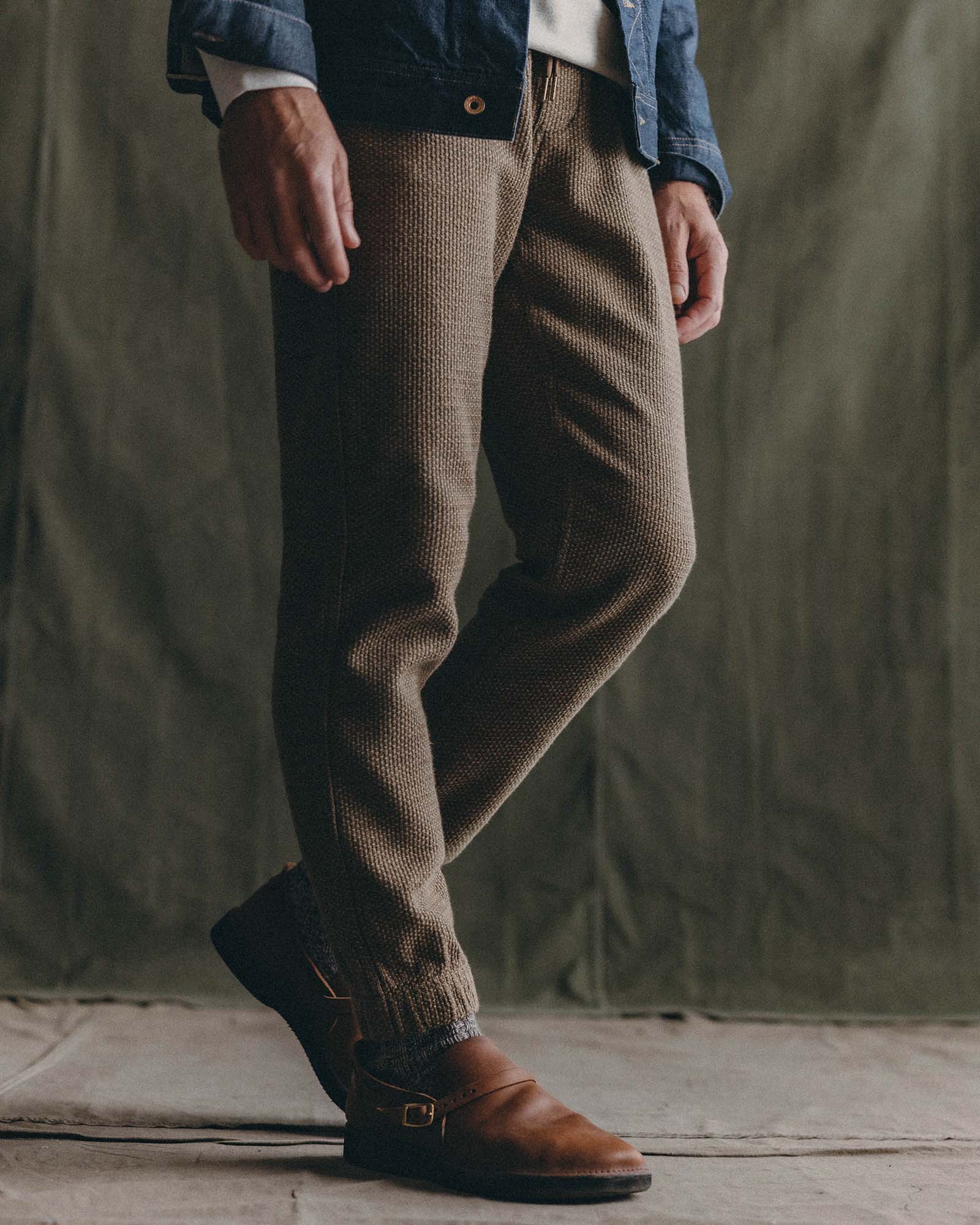 The Apres Pant in Cypress Sashiko - Image 2