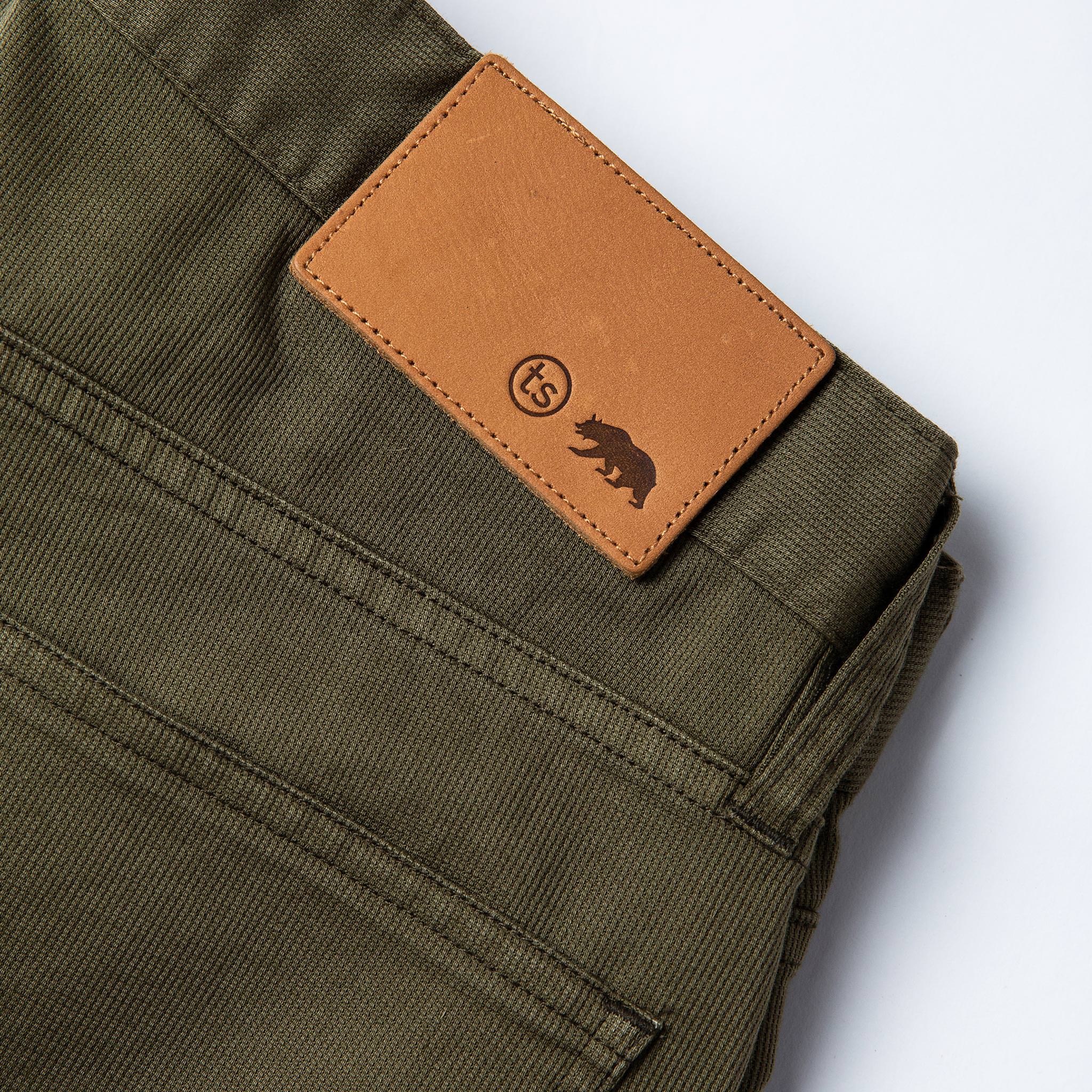 The Democratic All Day Pant in Olive Bedford Cord - Image 9