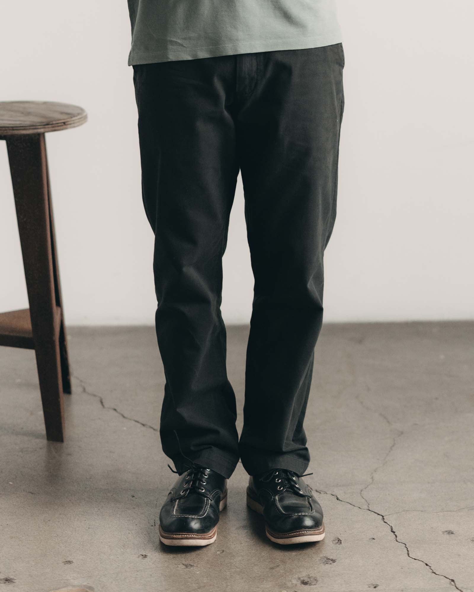 The Democratic Foundation Pant in Organic Faded Black - Image 2