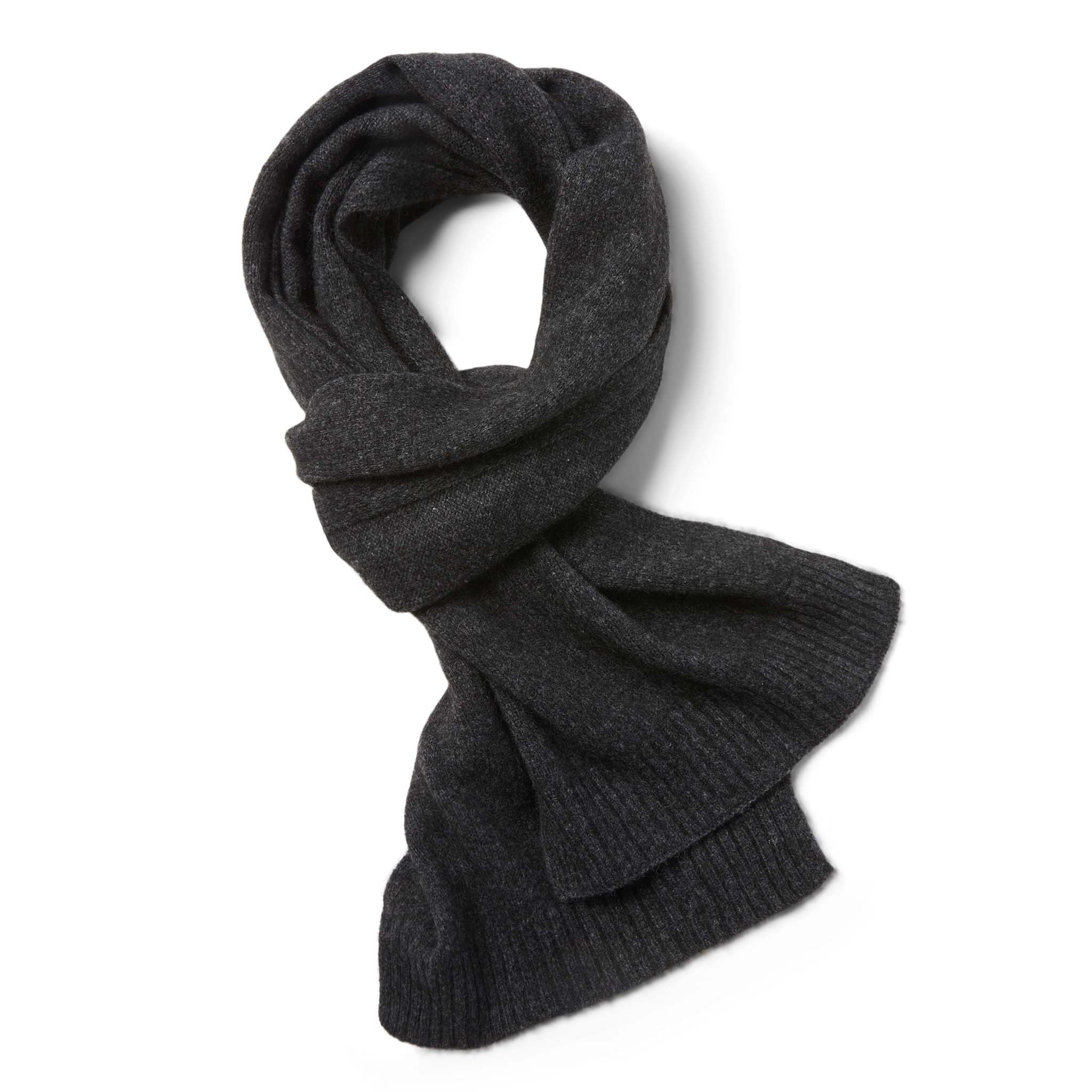 The Lodge Scarf in Heather Charcoal