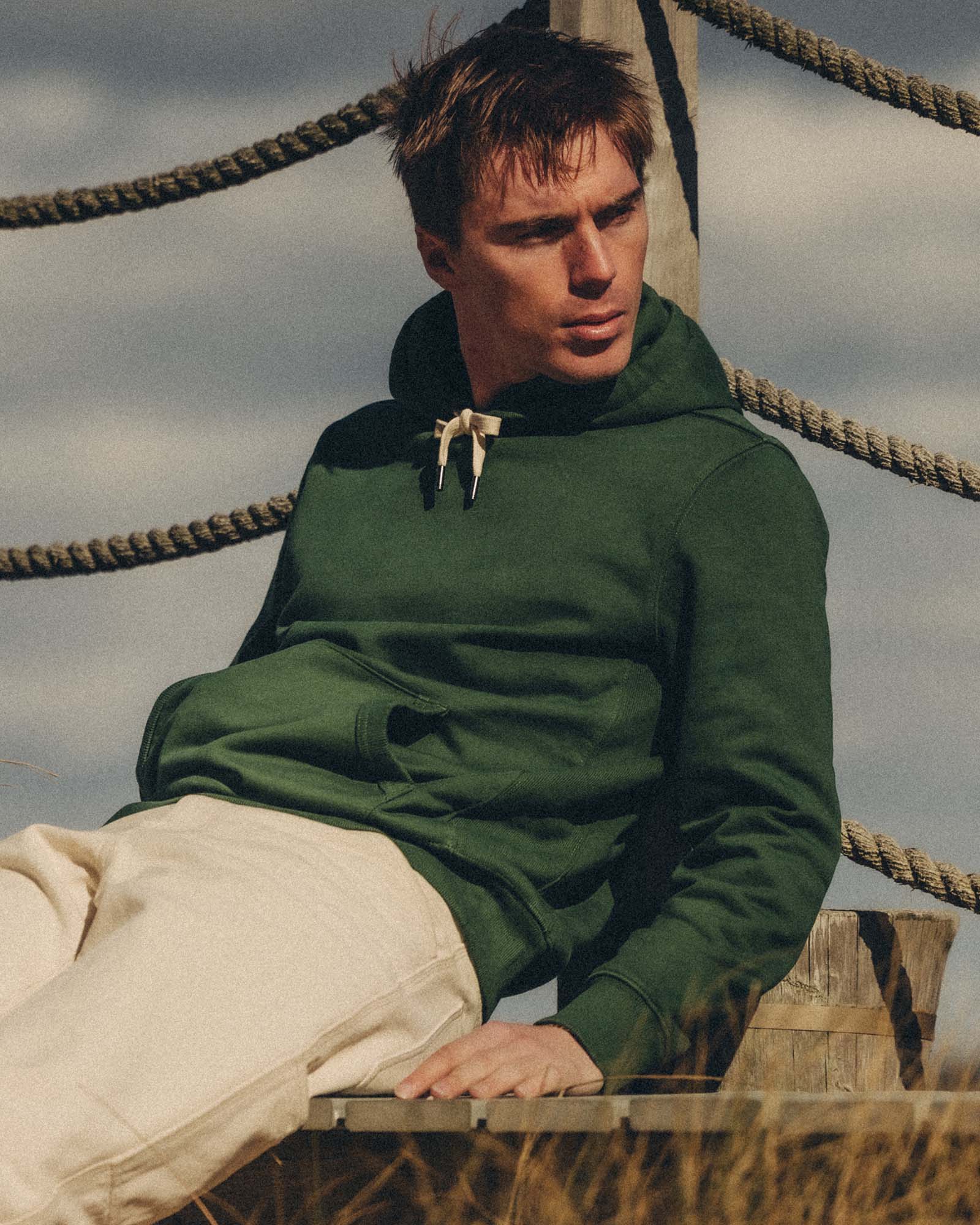 The Shop Hoodie in Ivy French Terry - Image 2