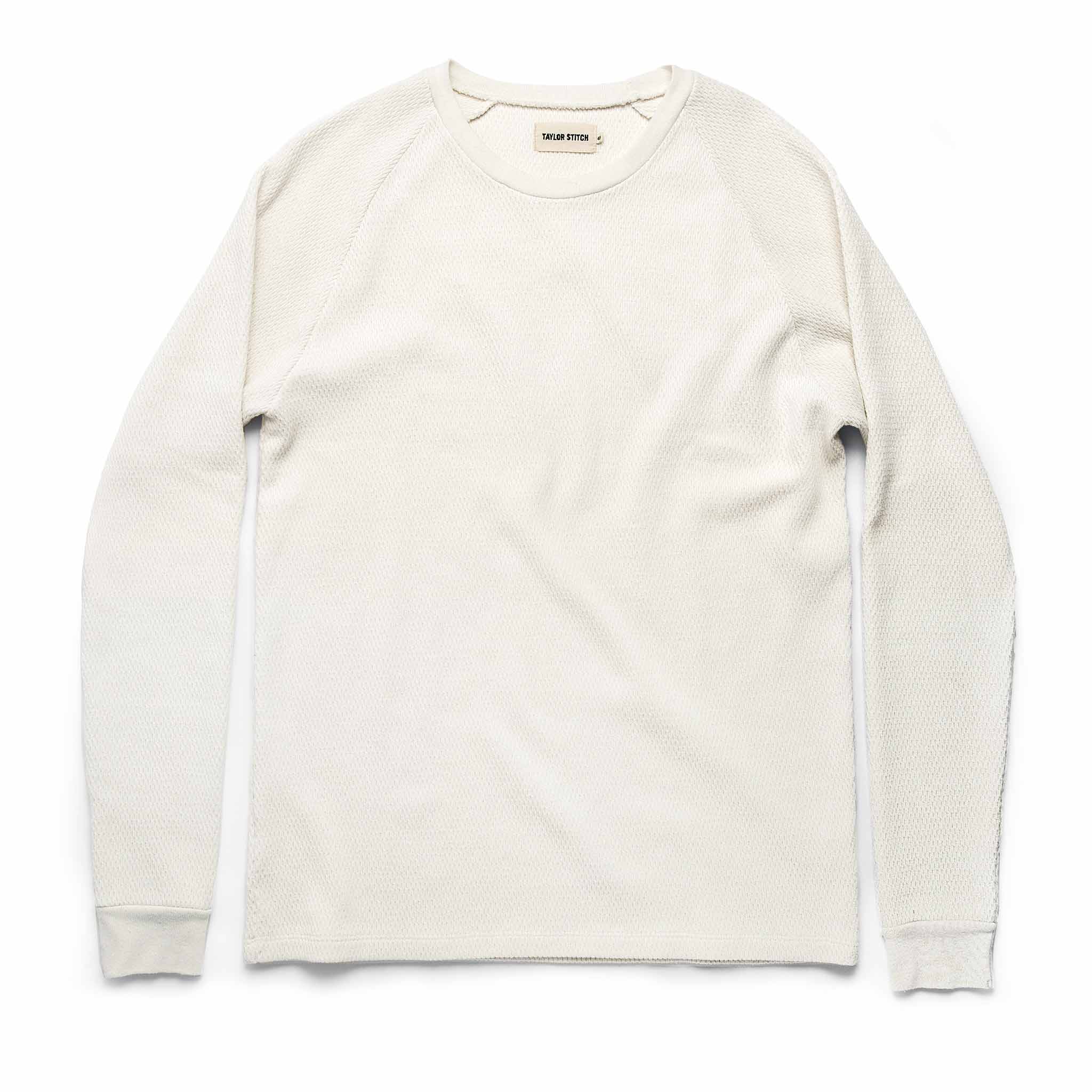 The Heavy Bag Waffle Long Sleeve in Natural Archive