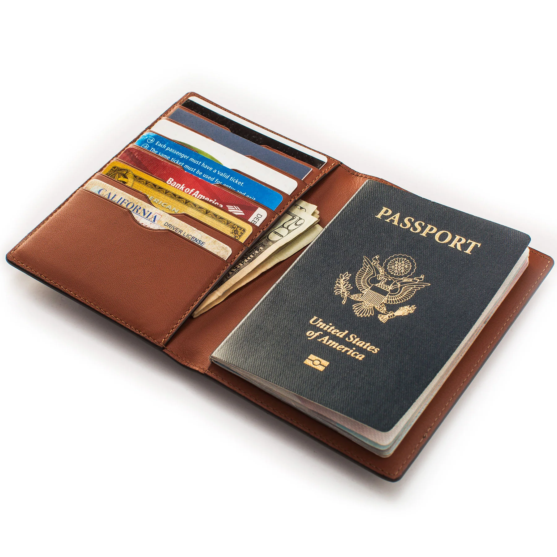 The Passport Wallet in Black - Image 3