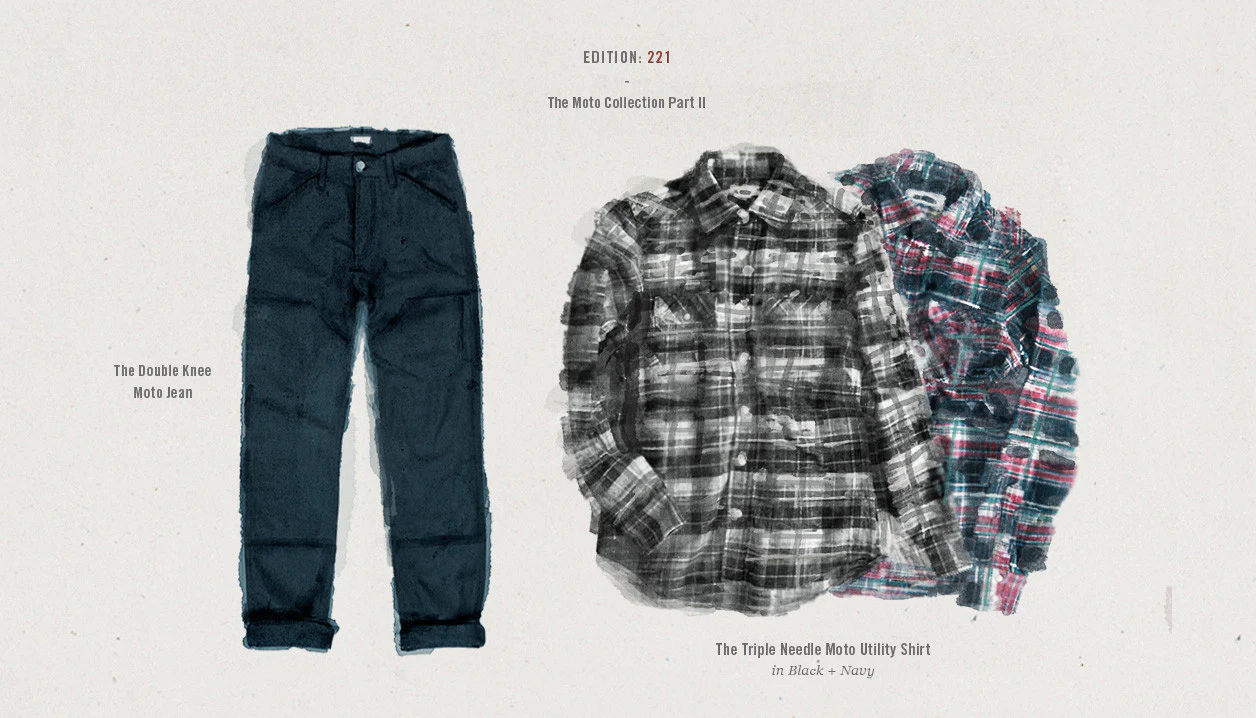 The Triple Needle Moto Utility Shirt in Navy - Image 10