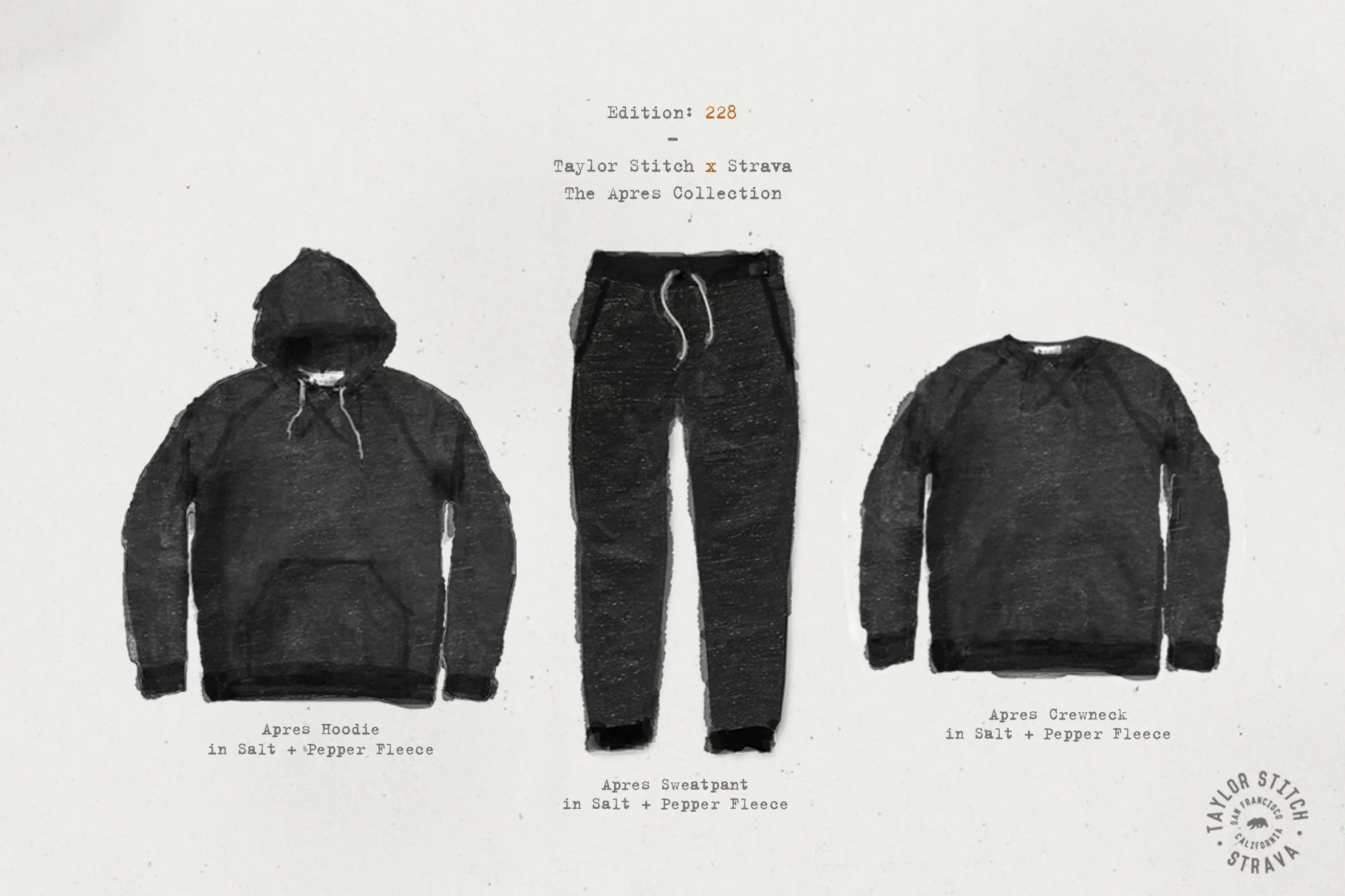 The Women's Apres Hoodie in Salt and Pepper Fleece - Image 8